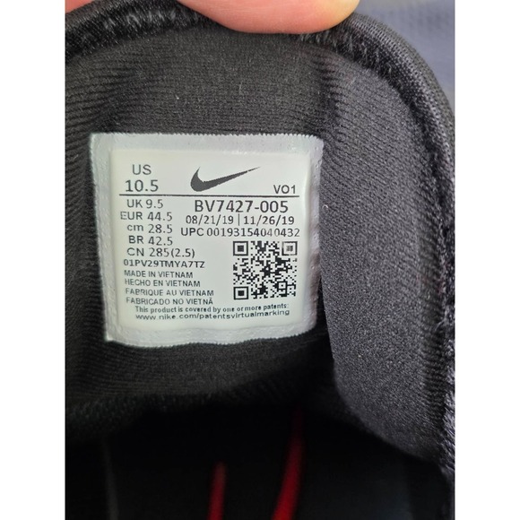 Nike LeBron Witness 4 Men\'s Sneakers Size 10.5 Black White Red Mid Top‎ Sneakers main image 5